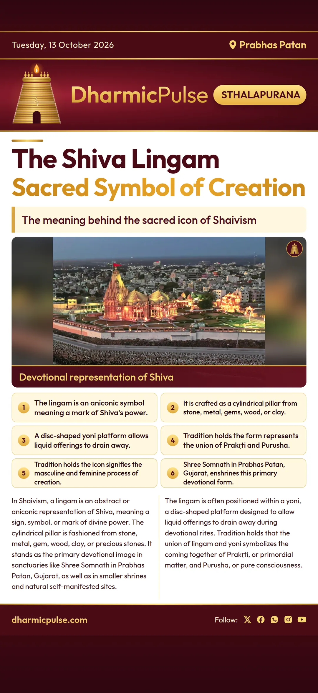 Understanding the Shiva lingam and its sacred meaning in temple tradition
